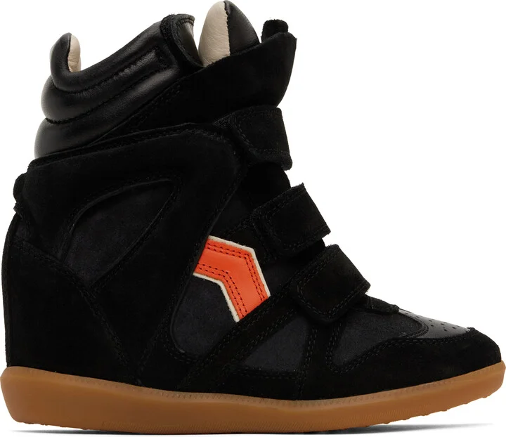 Isabel Marant Black Bekett Sneakers