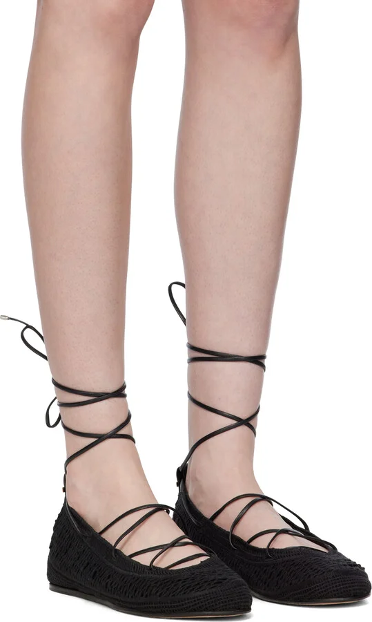 Isabel Marant Black Belna Ballerina Flats - Image 4