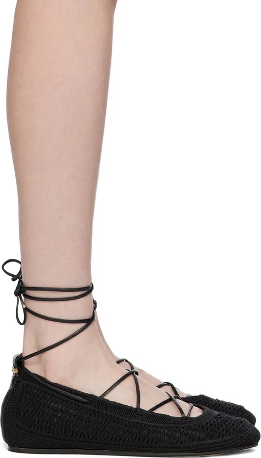 Isabel Marant Black Belna Ballerina Flats