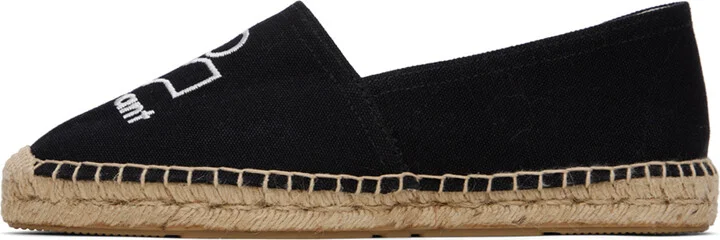 Isabel Marant Black Canae Cotton Espadrilles - Image 3