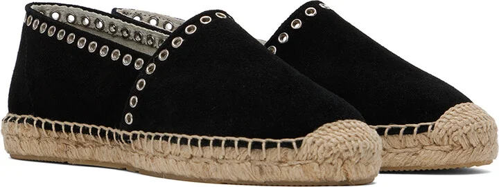 Isabel Marant Black Canae Espadrilles - Image 4