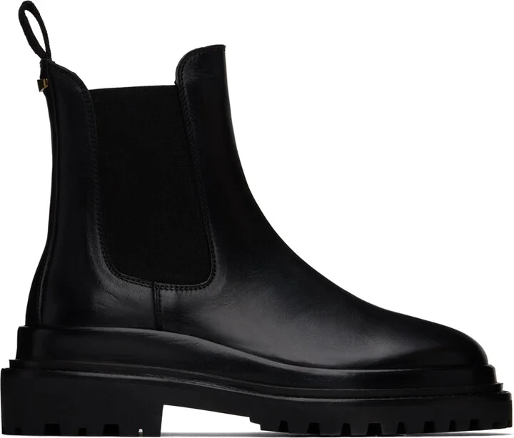 Isabel Marant Black Ceilee Chelsea Boots