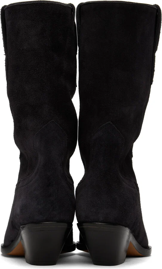 Isabel Marant Black Dahope Cowboy Boots - Image 2