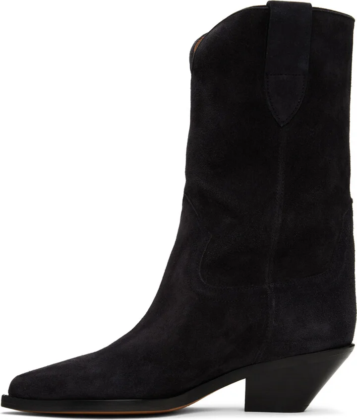 Isabel Marant Black Dahope Cowboy Boots - Image 3
