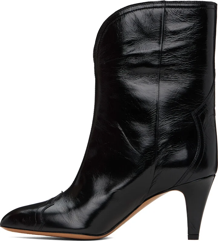 Isabel Marant Black Dytho Heeled Boots - Image 3