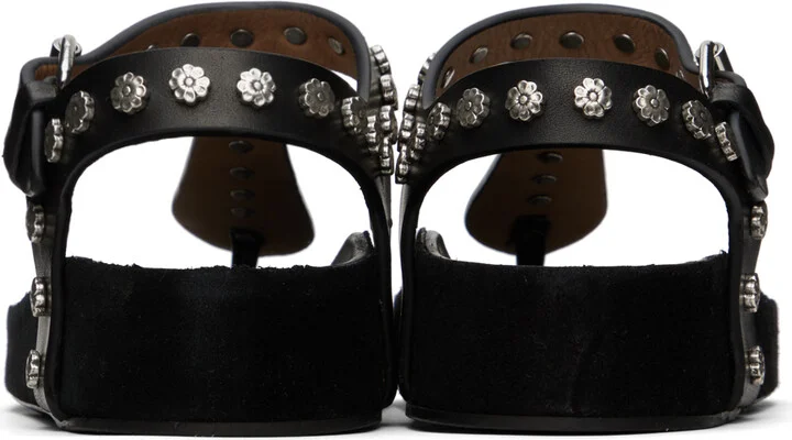 Isabel Marant Black Enore Sandals - Image 2
