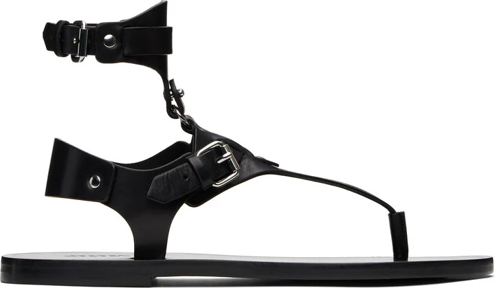 Isabel Marant Black Eveen Sandals