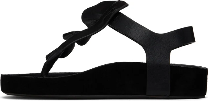 Isabel Marant Black Isela Sandals - Image 3