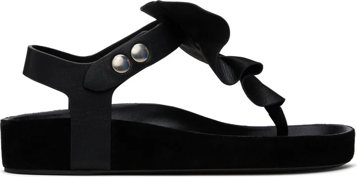 Isabel Marant Black Isela Sandals