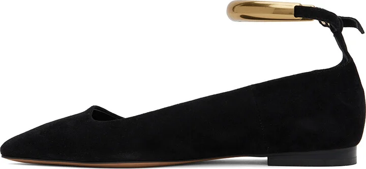 Isabel Marant Black Leanor Ballerina Flats - Image 3