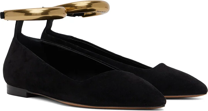 Isabel Marant Black Leanor Ballerina Flats - Image 4
