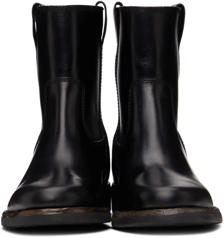 Isabel Marant Black Leather Susee Boots - Image 2