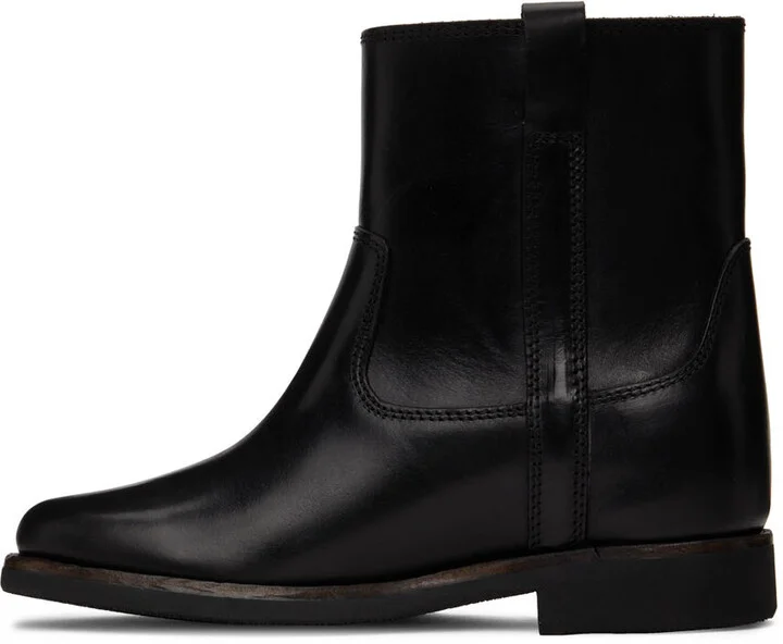 Isabel Marant Black Leather Susee Boots - Image 3