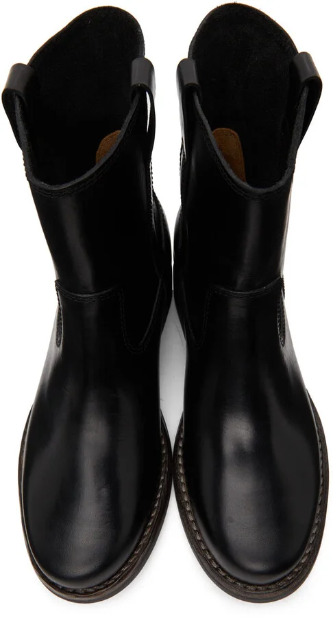 Isabel Marant Black Leather Susee Boots - Image 5