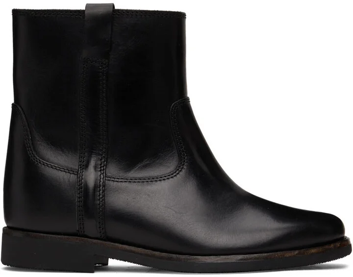Isabel Marant Black Leather Susee Boots