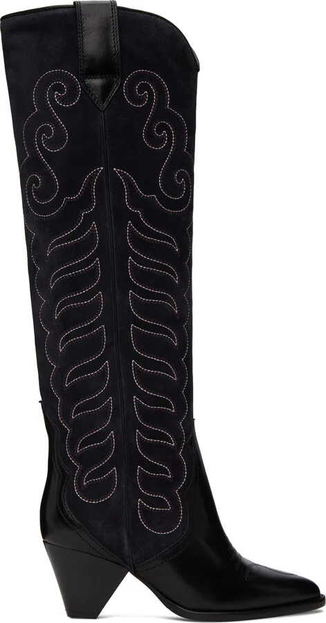 Isabel Marant Black Leila Boots