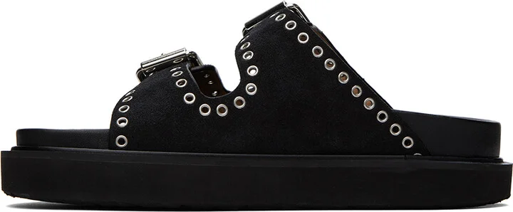 Isabel Marant Black Lennya Sandals - Image 3