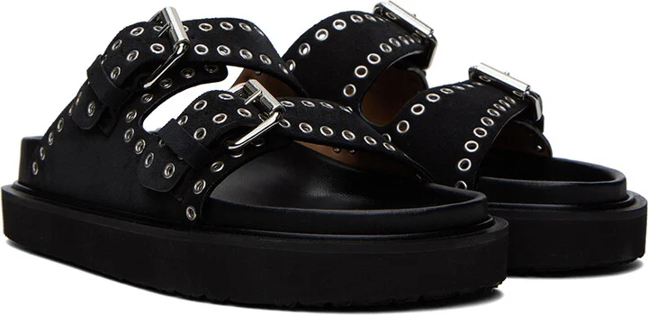 Isabel Marant Black Lennya Sandals - Image 4