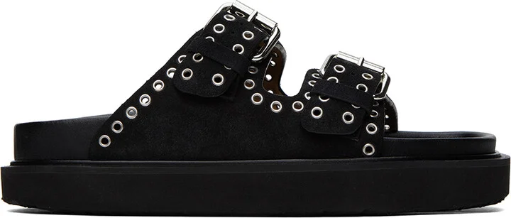 Isabel Marant Black Lennya Sandals