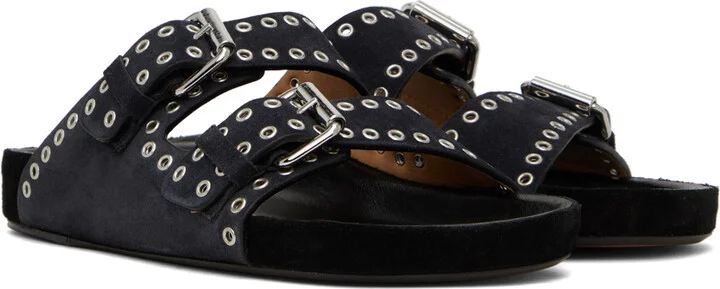 Isabel Marant Black Lennyo Sandals - Image 4