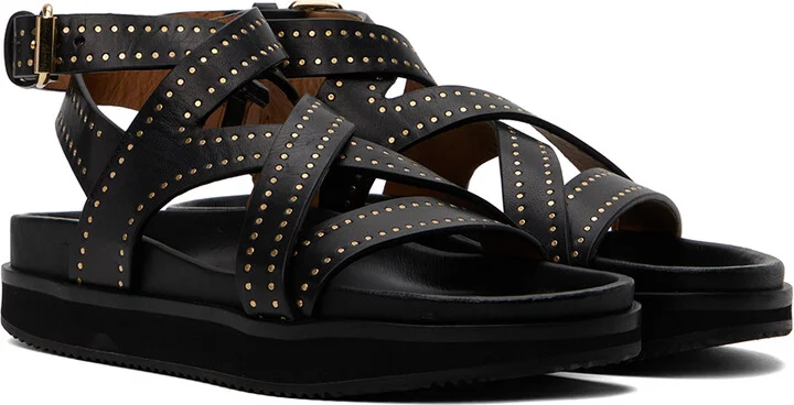 Isabel Marant Black Neryse Sandals - Image 4
