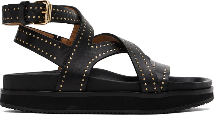 Isabel Marant Black Neryse Sandals