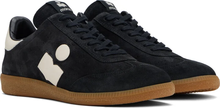 Isabel Marant Black & Off-White Bryce Sneakers - Image 4