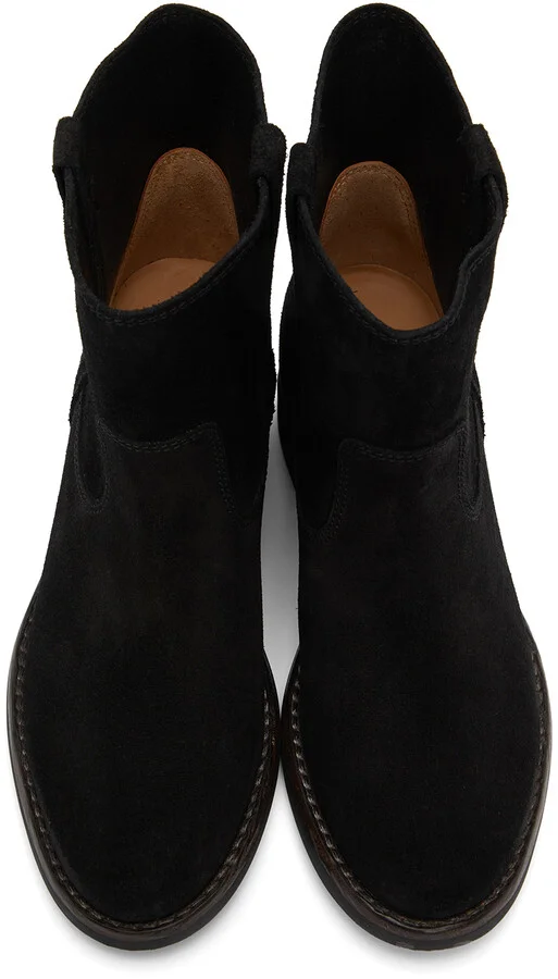 Isabel Marant Black Suede Susee Boots - Image 5