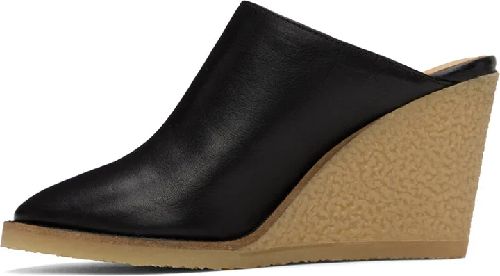 Isabel Marant Black Takita Wedge Mules - Image 3