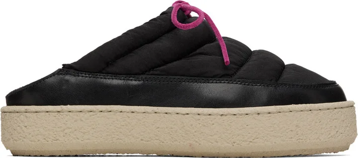 Isabel Marant Black Zikee Slippers