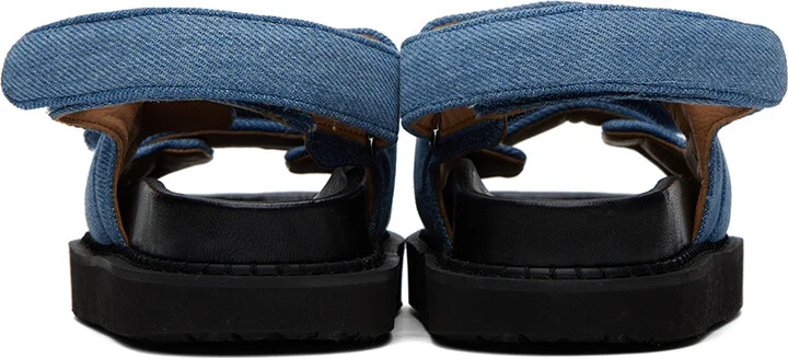Isabel Marant Blue Madee Denim Sandals - Image 2