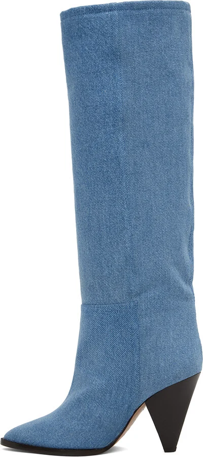 Isabel Marant Blue Ririo Boots - Image 3