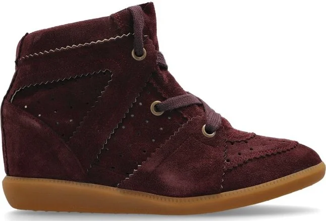 Isabel Marant Bobby Lace-Up Wedge Sneakers