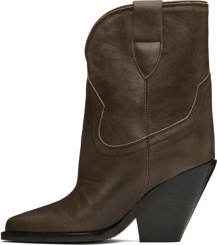 Isabel Marant Brown Leyane Boots - Image 3