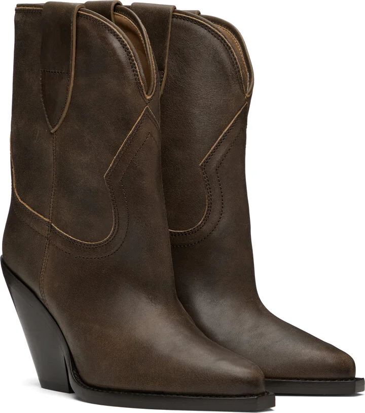 Isabel Marant Brown Leyane Boots - Image 4