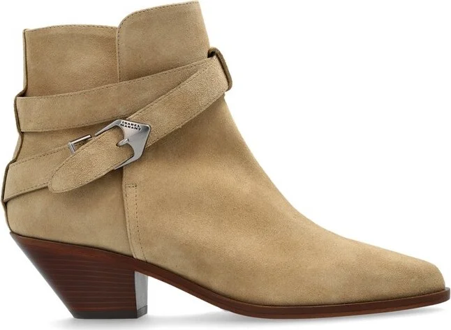 Isabel Marant Buckle Detail Heeled Boots