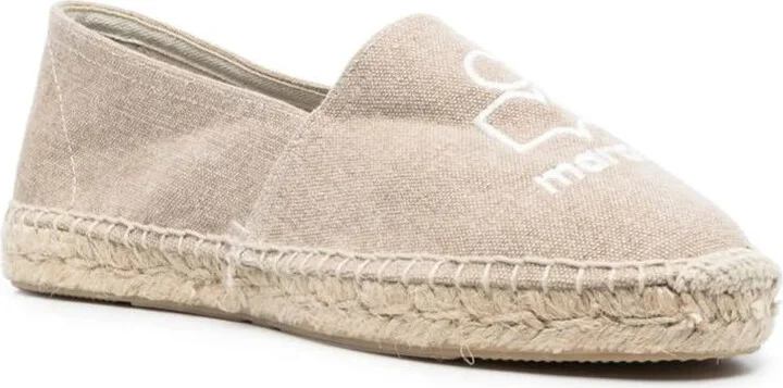 Isabel Marant Canae Logo-Embroidered Espadrilles - Image 2