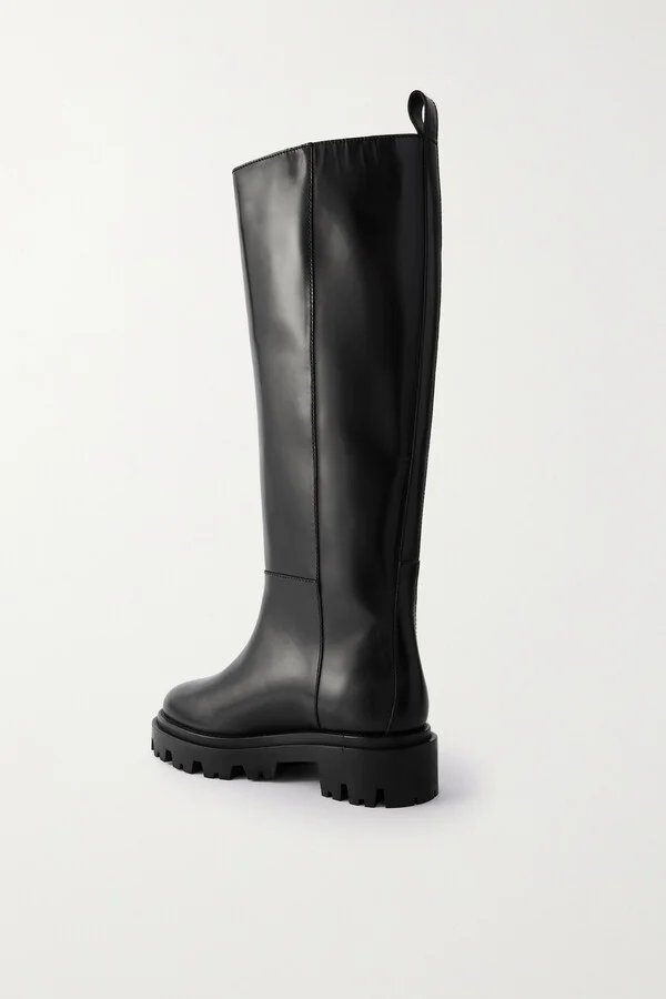 Isabel Marant - Cener Leather Knee Boots - Black - Image 3