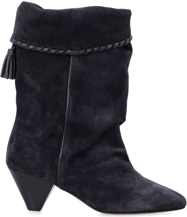 Isabel Marant Dalby Draped Suede Boots