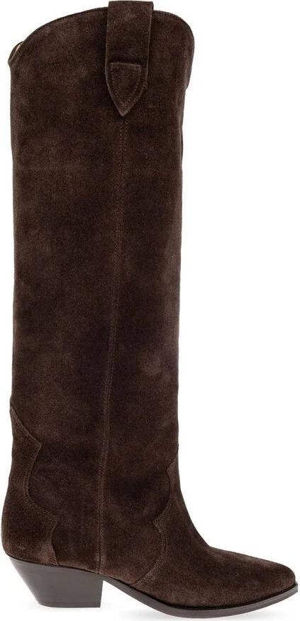 Isabel Marant Denvee Pointed-Toe Knee-Length Boots