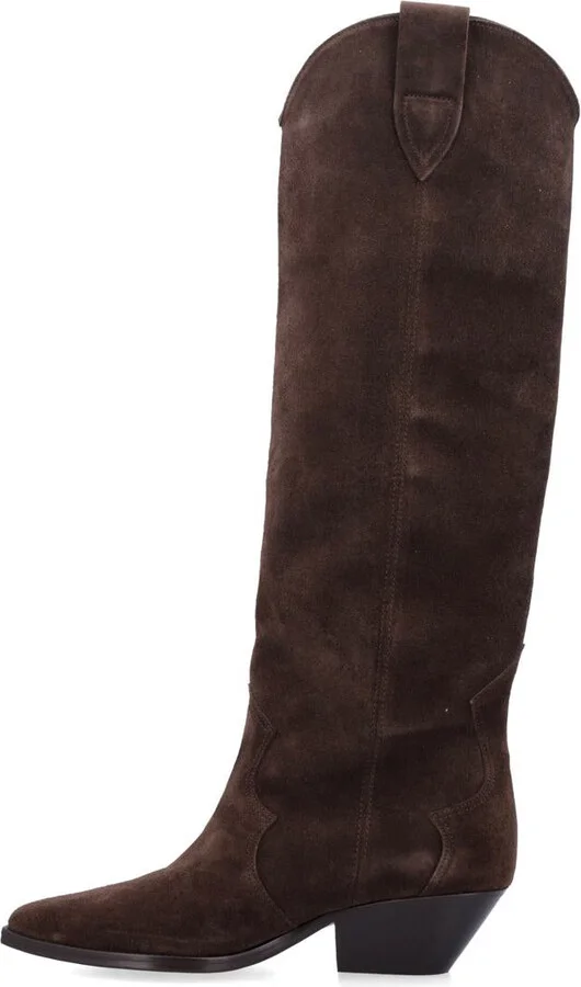 Isabel Marant Denvee Suede Cowboy Boots - Image 3