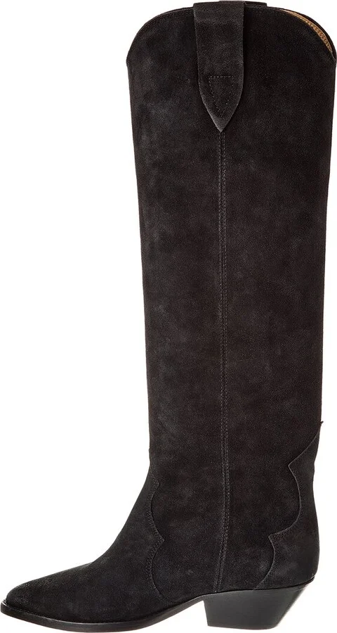 Isabel Marant Denvee Suede Knee-High Boot - Image 2