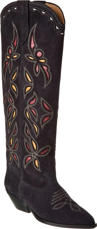 Isabel Marant Denvee Suede Knee-High Boot
