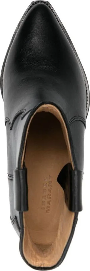 Isabel Marant Dewina Leather Cowboy Boots Shoes - Image 4