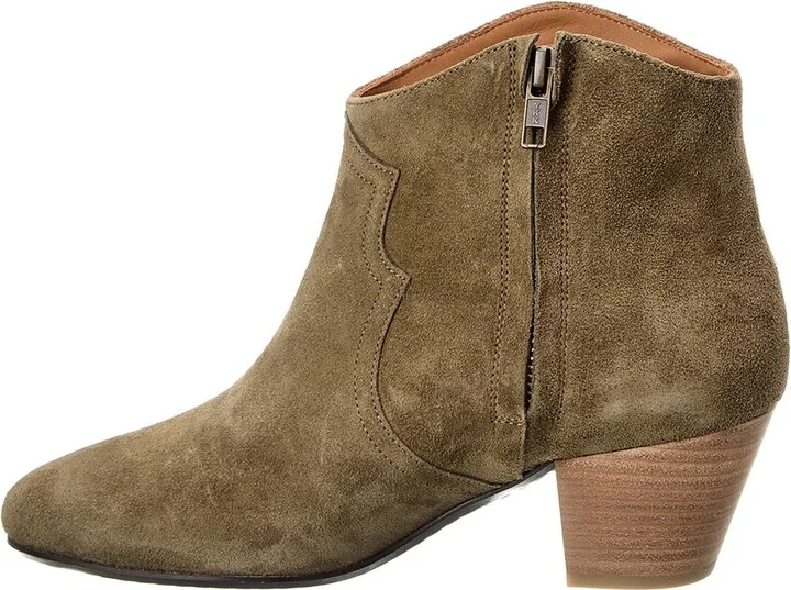 Isabel Marant Dicker Suede Bootie - Image 2
