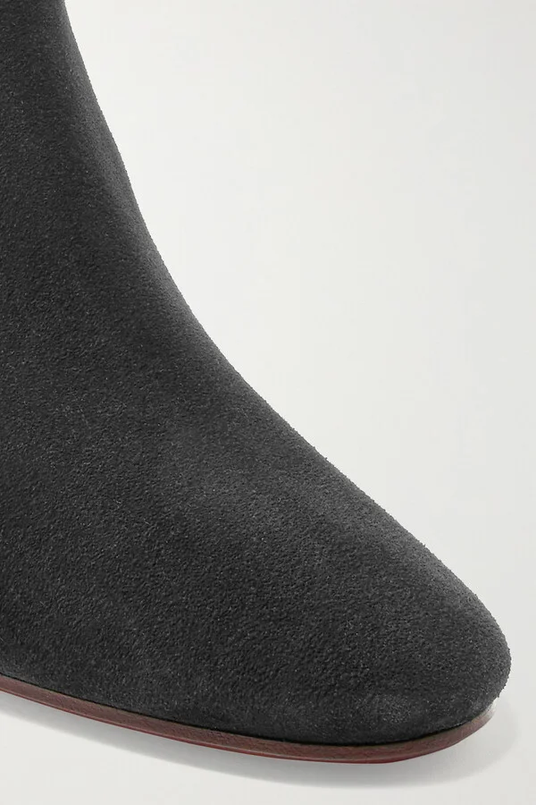 Isabel Marant - Dicker Suede Cowboy Boots - Black - Image 4