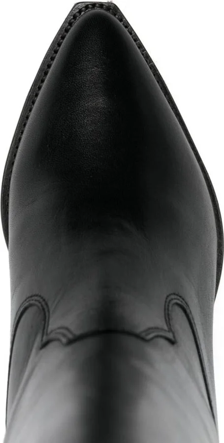 Isabel Marant Duerto Leather Cowboy Boots Shoes - Image 4