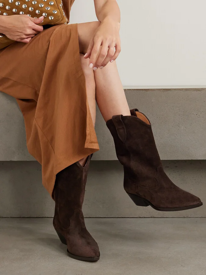 Isabel Marant - Duerto Suede Boots - Brown - Image 2