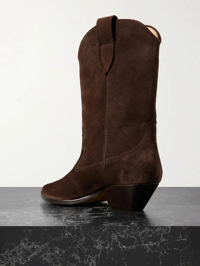 Isabel Marant - Duerto Suede Boots - Brown - Image 3
