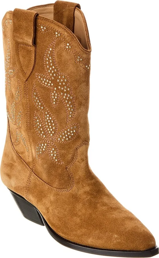 Isabel Marant Duerto Suede Cowboy Boot